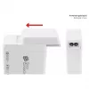 Netkabeladapter voor Good Connections opladers (PCA-WxxxW), wit (PCA-W008W)