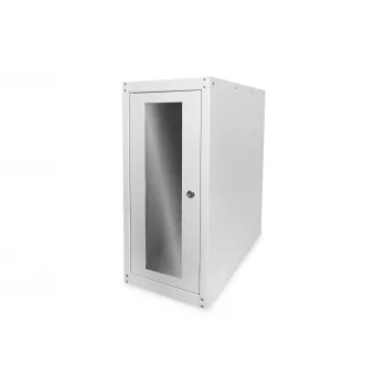 Digitus Computerbehuizing met glazen deur, rolbaar, afsluitbaar, met ventilatiesleuven