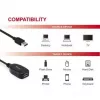 Equip 133347 USB-kabel USB 3.2 Gen 1 (3.1 Gen 1) 10 m USB A zwart