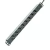 Verlengsnoer ROLINE 19.07.1622 2 m 8 AC-stopcontacten binnen aluminium
