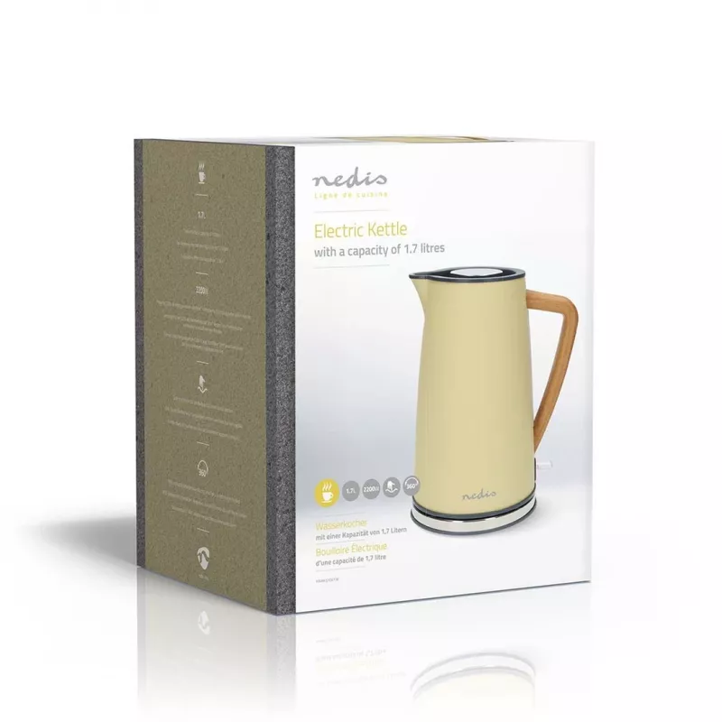 Waterkoker Nedis KAWK510EYW 1,7 L geel