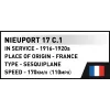 Constructieset Cobi Blocks Nieuport 17 C.1 277 stuks — modelvliegtuigbouwpakket, verzamelbaar steekblokjesset