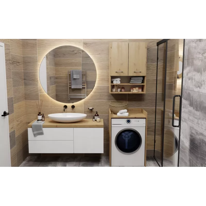 Top e Shop POLA wasruimtekast voor wasmachine – Artisan Oak