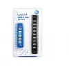 LogiLink UA0096 USB-hub 480 Mbit/s zwart