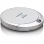 Lenco CD-201SI draagbare cd-speler met luisterboek- en oplaadfunctie, zilver