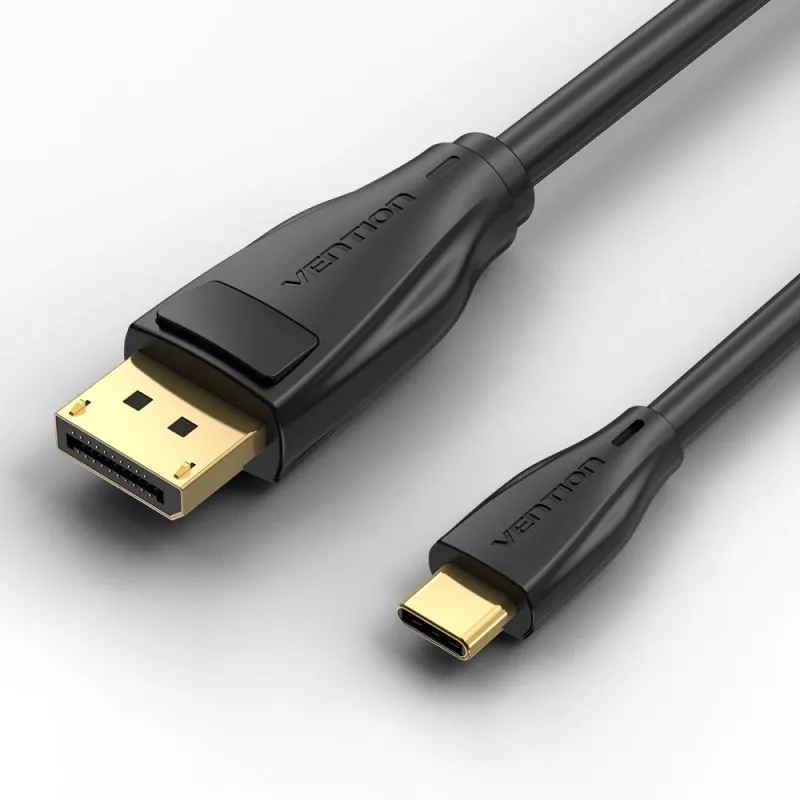 Vention USB-C naar DisplayPort 8K-kabel 2 m, USB Type-C naar DP, zwart