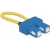 Optische vezel loopback-adapter DeLOCK 86920 SC UPC singlemode blauw
