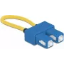 Optische vezel loopback-adapter DeLOCK 86920 SC UPC singlemode blauw