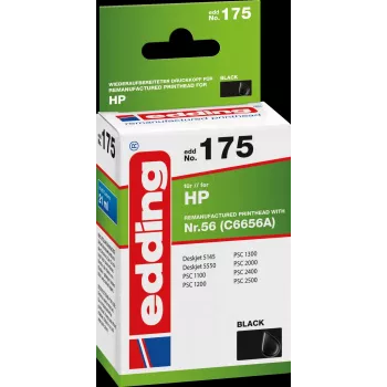 EDDING EDD-175 - compatibel - zwart - HP - HP Color Copier 410 HP Color Copier 1315 HP Color Copier 7450 HP Deskjet 5100 HP Deskjet 5145 HP...