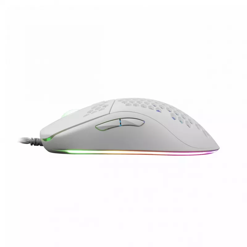Muis White Shark GALAHAD wit USB Type-A