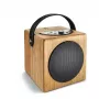 Draagbare muziekbox in houtdesign WAVEMASTER KidzAudio 61002 — compacte audioplayer voor kinderen