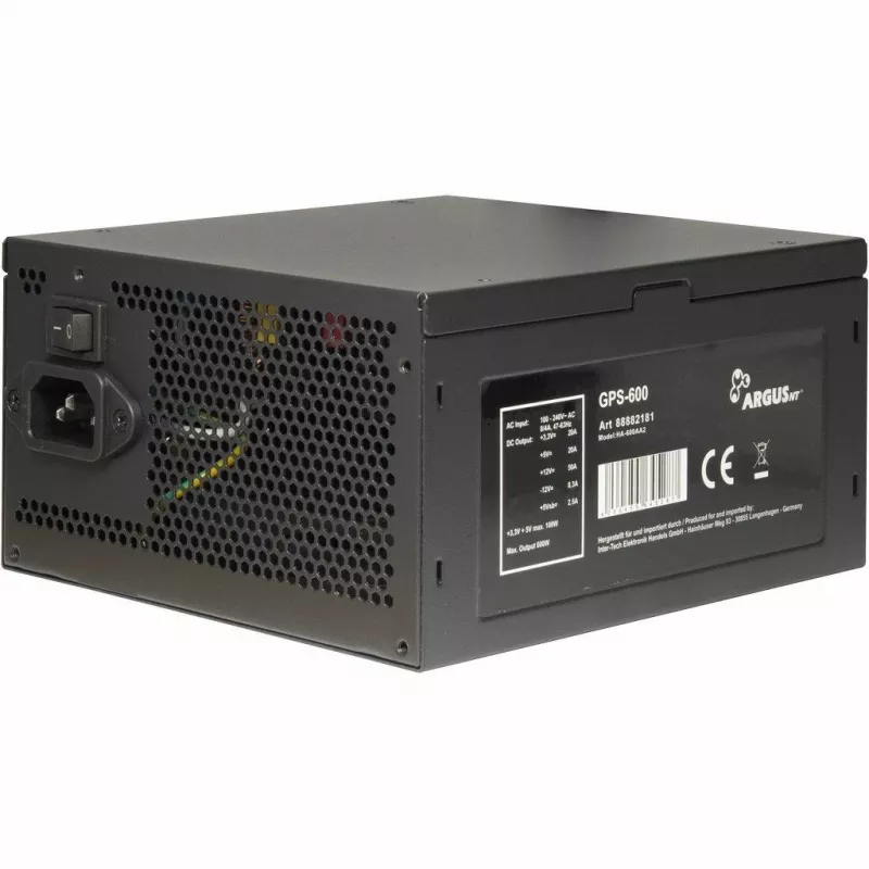 Voeding Inter-Tech Argus GPS-600 600W 80+ Gold