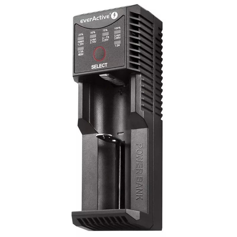 everActive UC-100C universele batterijlader met powerbankfunctie, USB-C