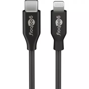 Laad- en synchronisatiekabel Goobay Lightning naar USB-C 0,5 m