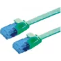 VALUE patchkabel Cat.6A (klasse EA) UTP, extra plat, groen, 1,5 m (21.99.2044)