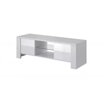 Cama TV-standaard WEST 42/130/42 wit/wit glanzend