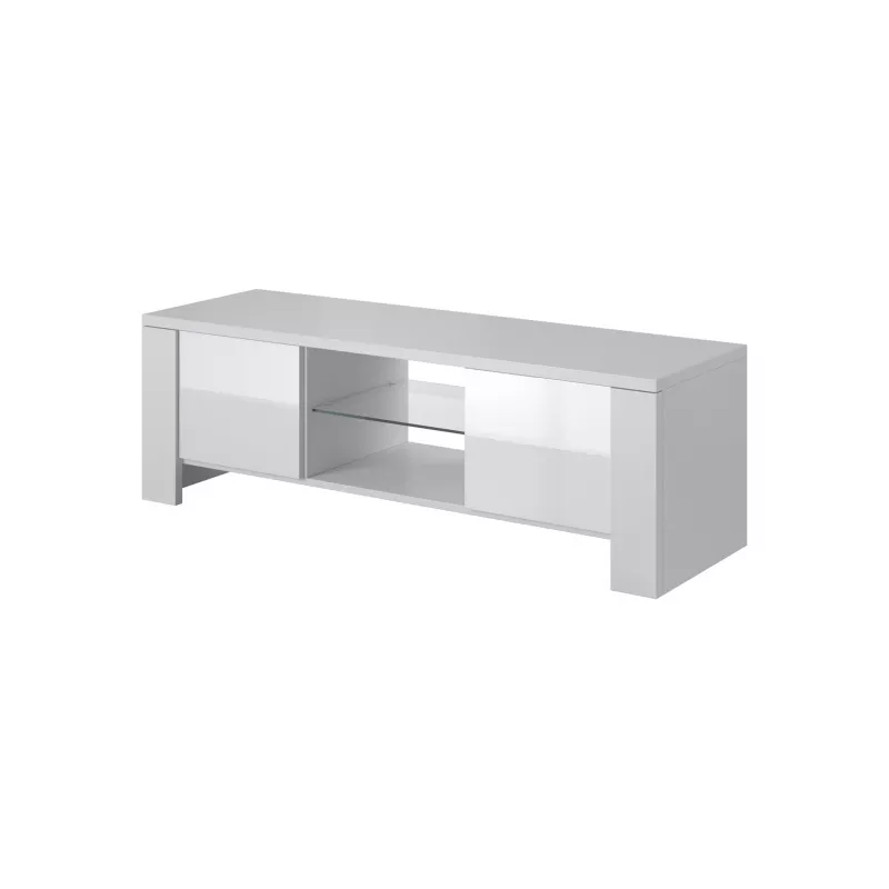 Cama TV-standaard WEST 42/130/42 wit/wit glanzend