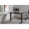 In hoogte verstelbaar bureau Up Up Frigg zwart