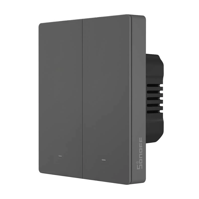 WLAN-wandschakelaar Sonoff M5-2C-80, 2 stroomkringen, model M5-2C-80