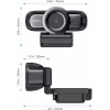 AUKEY PC-LM3 webcam 2 MP 1920 x 1080 Pixel USB 2.0 zwart