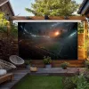 Maclean MC-561 elektrisch projectiescherm 135 300x168 cm 16:9 met wandbediening en afstandsbediening