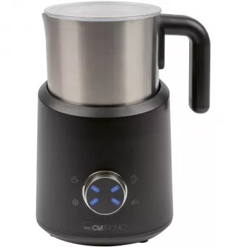 Melkopschuimer CLATRONIC MS 3812 automatisch, zwart roestvrijstaal, 500W, 740ml