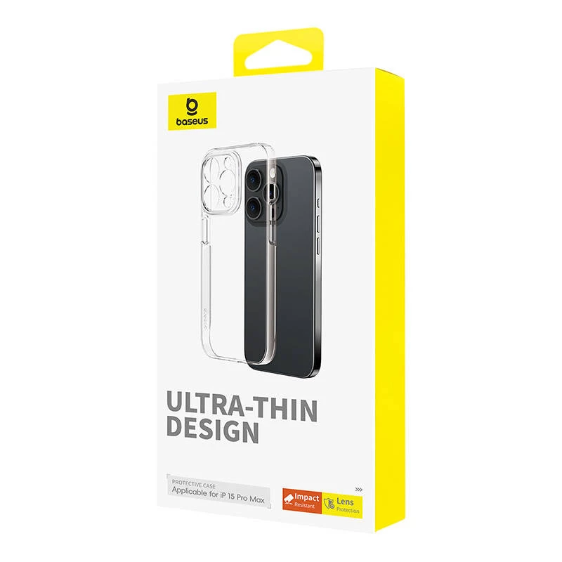 Hoesje voor iPhone 15 ProMax Baseus OS-Lucent Serie (transparant)