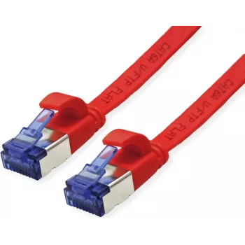 VALUE-patchkabel Cat.6A (klasse EA) FTP, extra plat, rood, 1 m (21.99.2121)