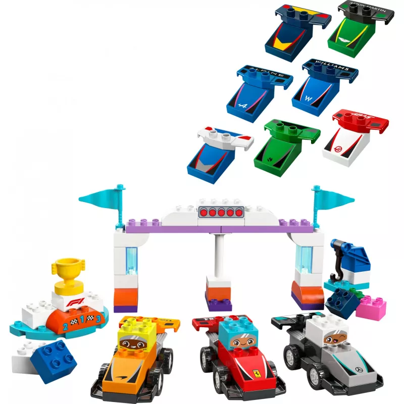 LEGO DUPLO 10445 F1 Team racewagen & coureur