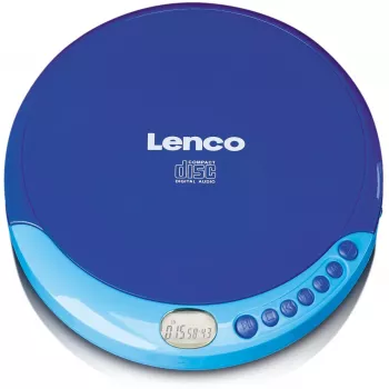 Draagbare cd-speler Lenco CD-011 blauw