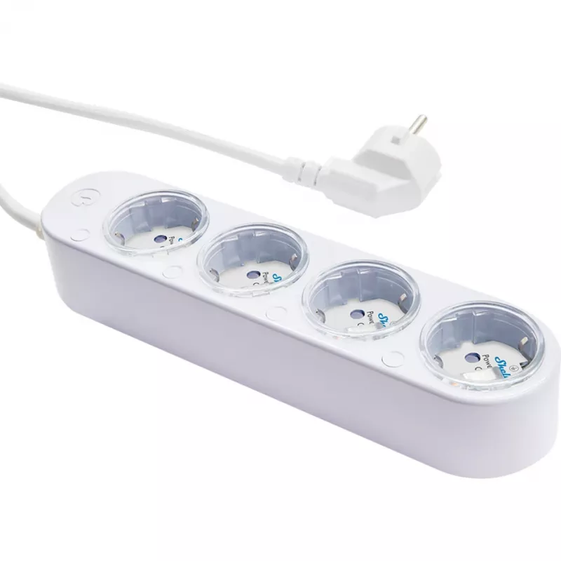 Smart 12A Shelly stekkerdoos 4 Gen4 Zigbee/Matter stekkerdoos