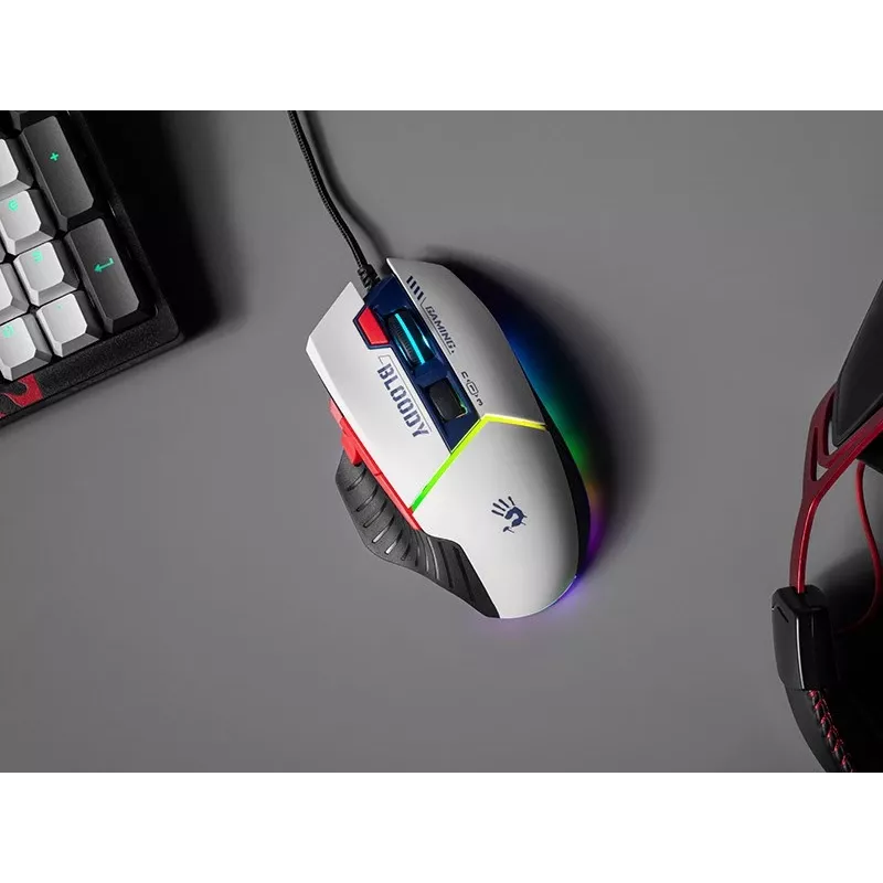 A4Tech Bloody W95 Max bedrade gamingmuis, USB, Sports Navy, 12000 CPI