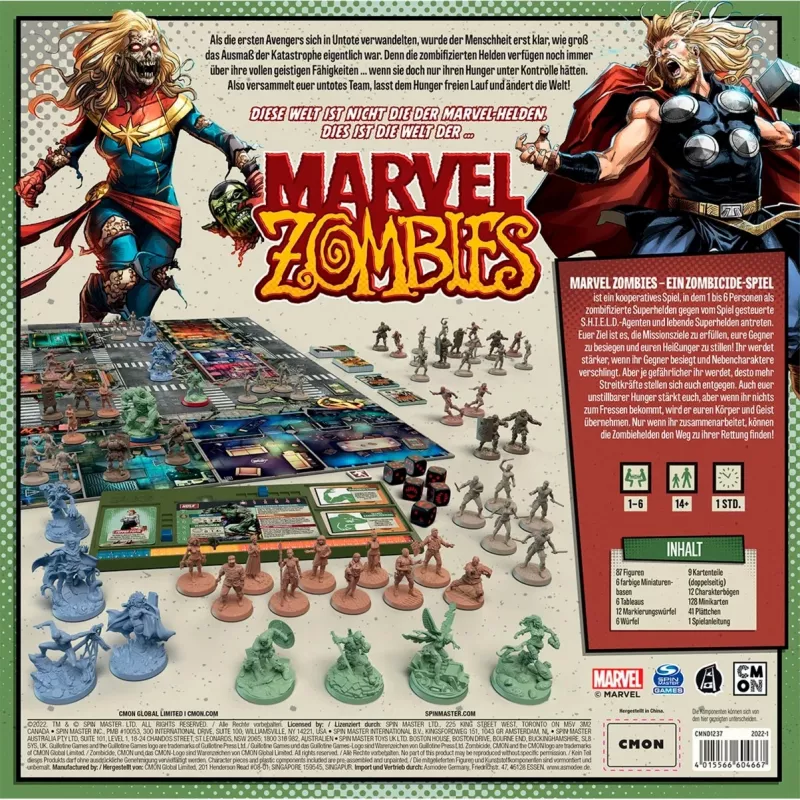 Marvel Zombies: A Zombicide Game, bordspel