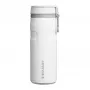 Thermobeker STANLEY Iceflow dagelijks gebruik 470 ml, RVS, flip-sluiting, wit