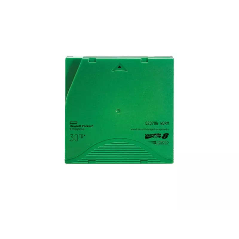 Hewlett Packard Enterprise HPE Ultrium WORM datacartridge - LTO Ultrium WORM 8 - 12TB / 30TB - etiketten - groen (Q2078W)
