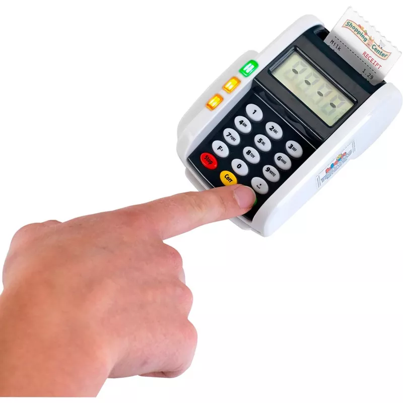 POS-terminal met licht & geluid, rollenspeelgoed