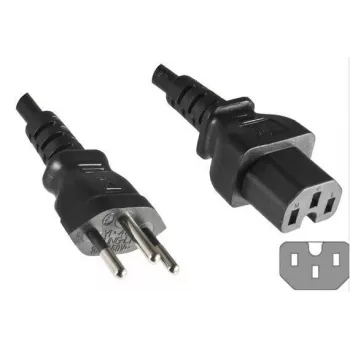 Microconnect PE160518 stroomkabel zwart 1,8 m C15 female connector
