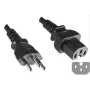 Microconnect PE160518 stroomkabel zwart 1,8 m C15 female connector