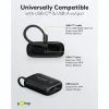 Draagbare powerbank Goobay 10.000 mAh met geïntegreerde USB-C-kabel – 20 W compact voor onderweg (76251)