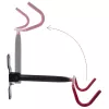 Wandgemonteerde fietsenstandaard MACLEAN MC-430, horizontale steun, draagt tot 30 kg, zwart