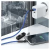 USB-kabel RealPower MagneticCharge3 1 m USB-A blauw snel opladen gegevensoverdracht