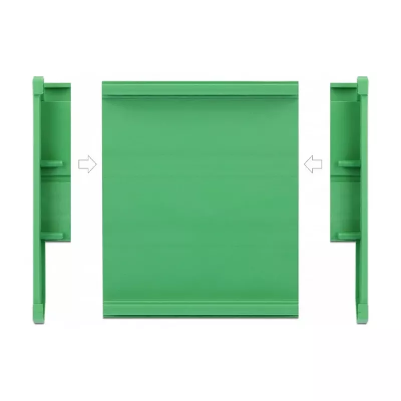 Boardhouder DeLOCK 107 mm voor DIN-rail 10 cm lang