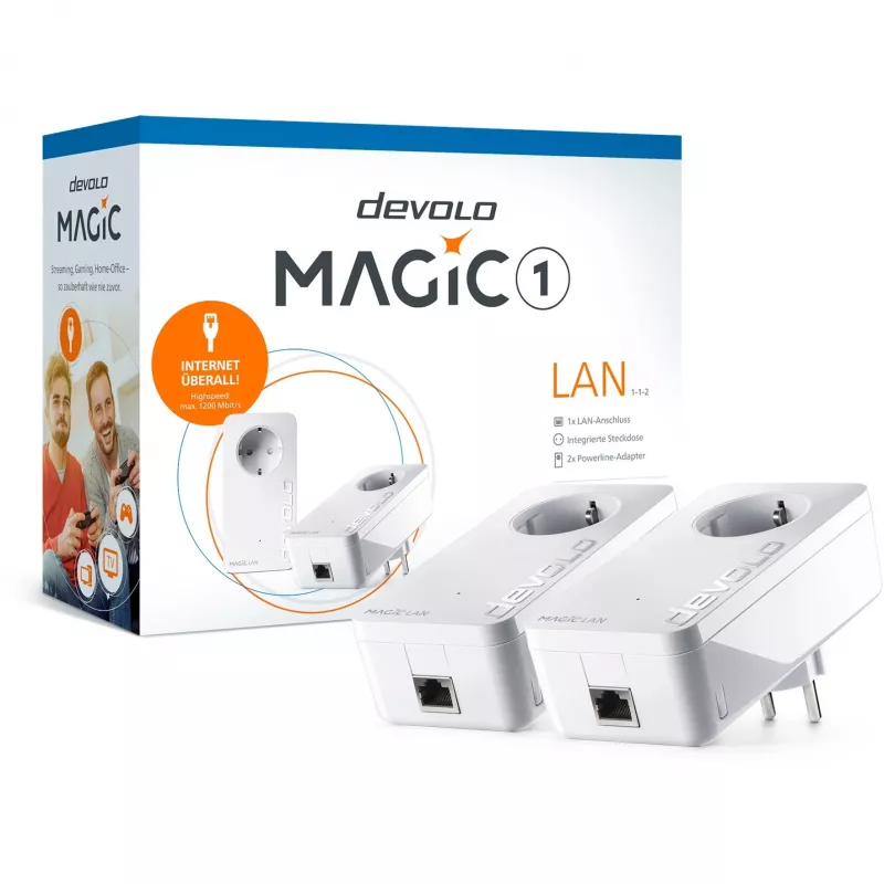 Ethernet LAN-starterset Devolo Magic 1 Lan 1-1-2