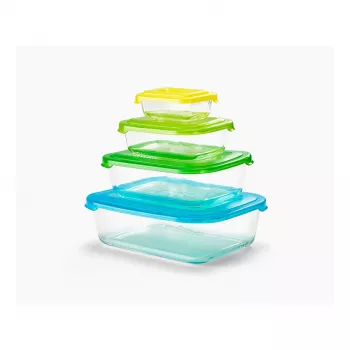 Joseph Joseph Nest voorraadbakken – 4-delige glazen set