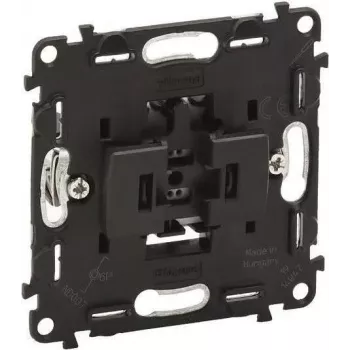Legrand Eins 752011 6A schakelaar – elektroschakelaar voor verlichting en stroomkringen, nominale stroom 6 A