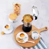 Bialetti Brikka mokakan 0,1 L zwart, roestvrij staal