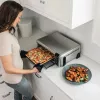 Ninja SP101 enkel 10 L losstaand 2400 W heteluchtfriteuse zwart, roestvrij staal