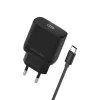 Oplader Beline Beli02168 25W USB-C met USB-C-kabel, zwart