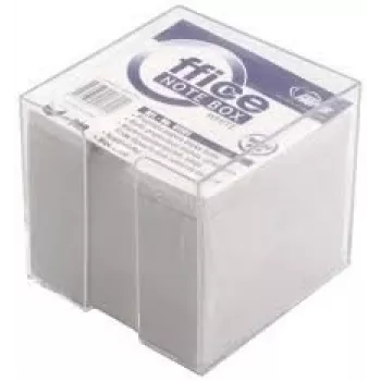 Notitieblokjes Forpus, 9x9 cm, wit, niet gelijmd, met deksel (800) 0716-005
