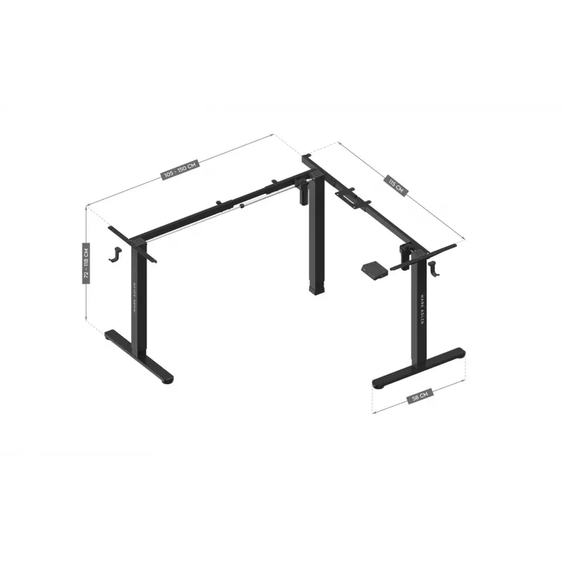 Elektrisch verstelbaar bedframe Mark Adler Xeno 7.6 — gemotoriseerd slaap- en rustsysteem